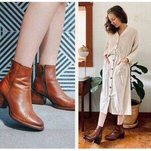 SUTRO boots women Polk 9 leather boots honey sutrofootware